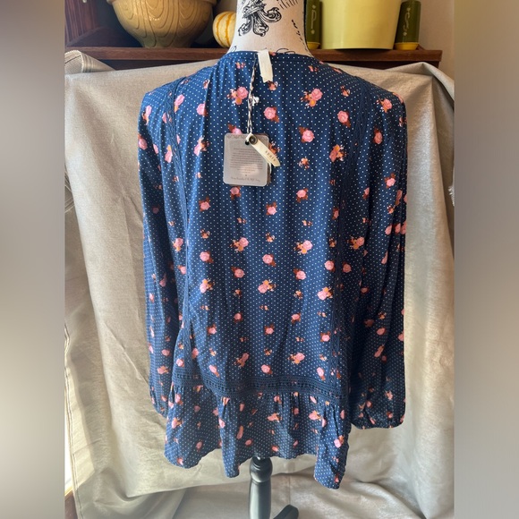 Matilda Jane Navy Blouse - Picture 3 of 8